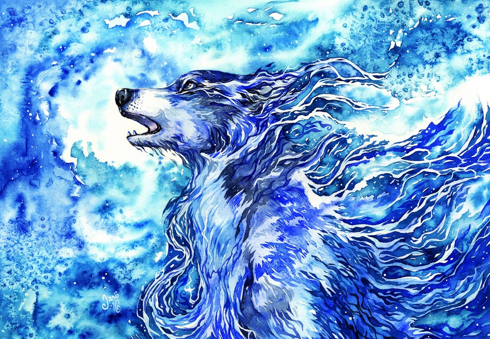 Print - Frost Wolf